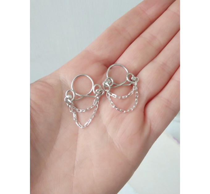 Non Piercing Nipple Ring Nipple chains Nipple Dangles
