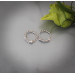 Non piercing Silver Nipple Rings Handmade body jewelry