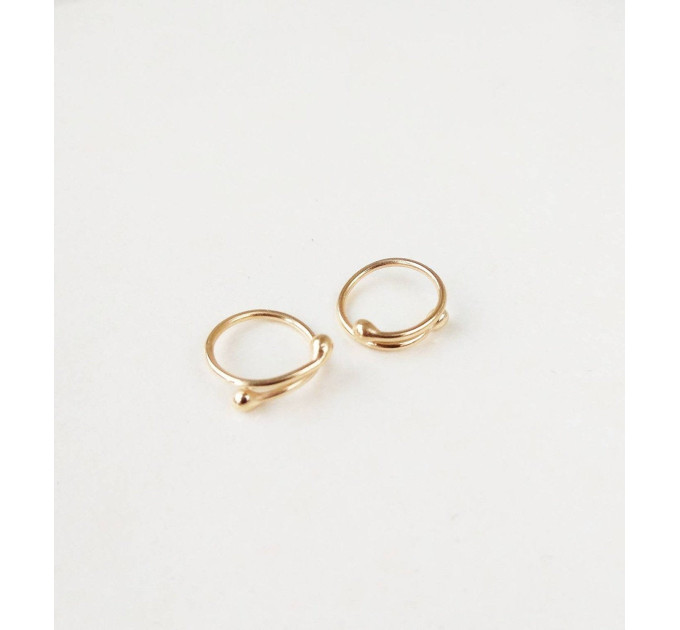 2pcs Non Piercing nipple rings made 
 of Silver, brass or gold plated over sterling silver