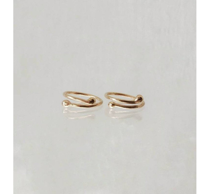 2pcs Non Piercing nipple rings made 
 of Silver, brass or gold plated over sterling silver