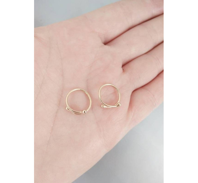 2pcs Non Piercing nipple rings made 
 of Silver, brass or gold plated over sterling silver