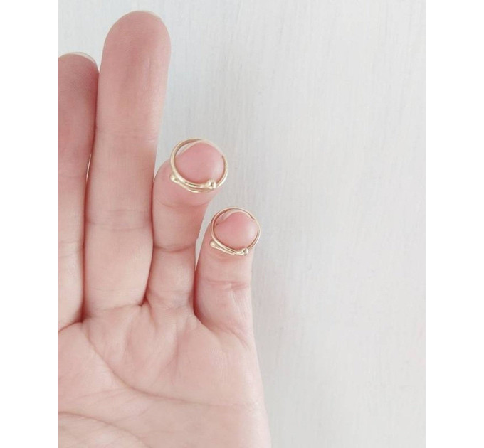 2pcs Non Piercing nipple rings made 
 of Silver, brass or gold plated over sterling silver