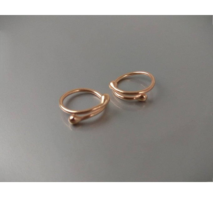 2pcs Non Piercing nipple rings made 
 of Silver, brass or gold plated over sterling silver