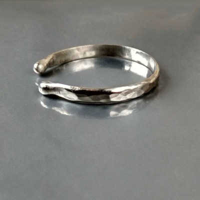 Cock ring handmade out of Sterling silver brass or 14k gold plated over sterling silver Adjustable penis ring best cock ring for men