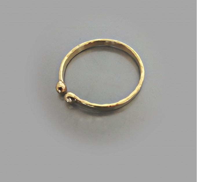  Cock ring handmade out of Sterling silver brass or 14k gold plated over sterling silver Adjustable penis ring best cock ring for men  Body jewelry  4 