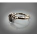 Sterling silver cock ring Skull- Adjustable penis ring - jewelry for mens - hammered ring  Female body jewelry  5 