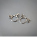Silver Nipple Rings Non Piercing adjustable Nipple Ring