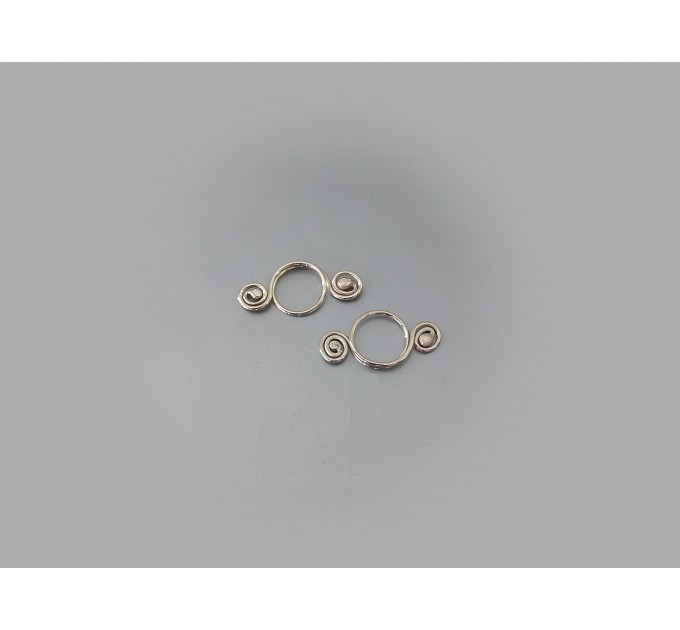 Silver Nipple Rings Non Piercing adjustable Nipple Ring