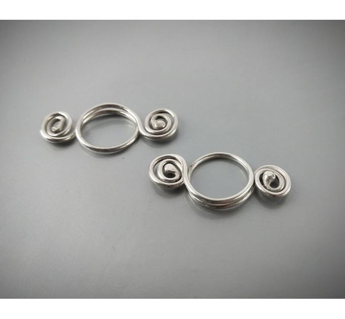 Silver Nipple Rings Non Piercing adjustable Nipple Ring