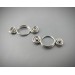 Silver Nipple Rings Non Piercing adjustable Nipple Ring