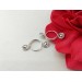 Silver Nipple Rings Non Piercing adjustable Nipple Ring