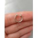  Septum ring -  Sterling Silver septum -  Fake Septum ring - Fake piercing  Earrings  2 