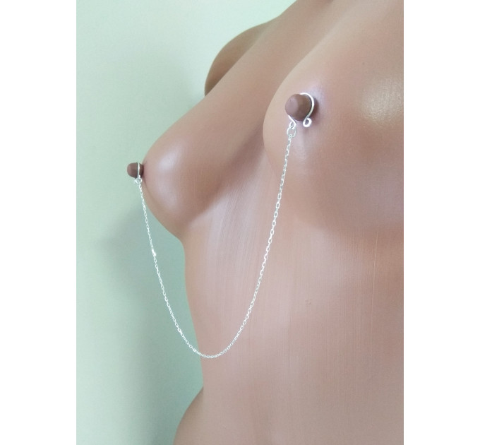 Nipple chains -  Non Piercing Nipple Ring