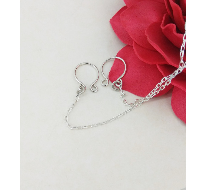 Nipple chains -  Non Piercing Nipple Ring