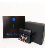 Handmade Nipple clamps Non Piercing Nipple Rings with pech sea pearls