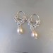 Handmade Nipple clamps Non Piercing Nipple Rings with pech sea pearls