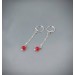  Beautiful Non Piercing Nipple Rings With red quartz beads - Solid sterling Silver - Fake Piercing - gift for wife  Female body jewelry  4 