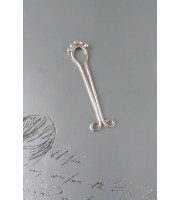 Fake piercing Clitoral Jewellery for women handmade out of 18gauge serling silver wire Non Piercing Clitoral Jewellery