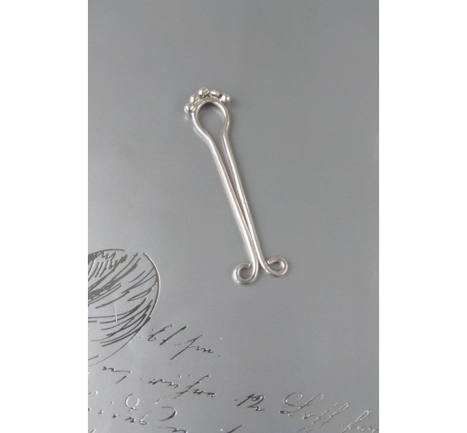 Fake piercing Clitoral Jewellery for women handmade out of 18gauge serling silver wire Non Piercing Clitoral Jewellery