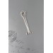 Fake piercing Clitoral Jewellery for women handmade out of 18gauge serling silver wire Non Piercing Clitoral Jewellery