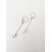 Nipple Rings Solid Silver Body Jewelry Nipple Dangles
