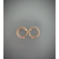 Gold Plated Fake Piercing 14 Karat  GOLD PLATED over 925 Solid Sterling Silver