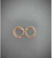 Gold Plated Fake Piercing 14 Karat  GOLD PLATED over 925 Solid Sterling Silver