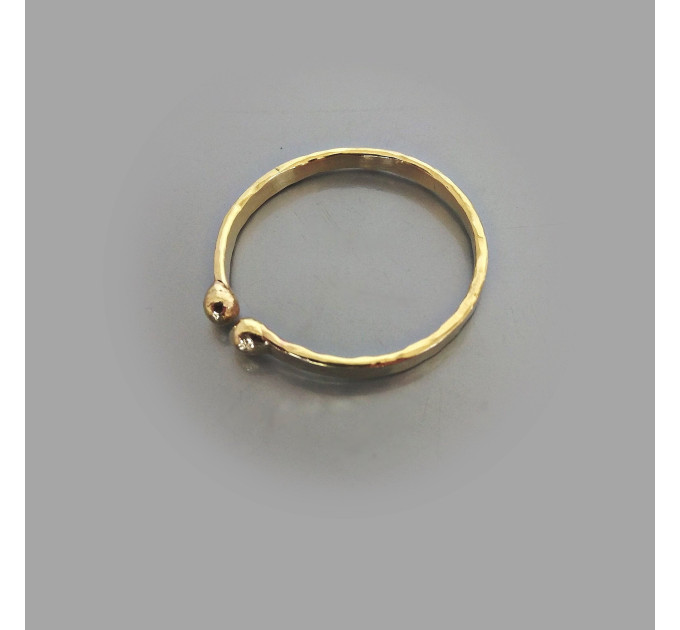  Brass cock ring - Adjustable penis ring - jewelry for mens - hammered ring  Body jewelry  8 