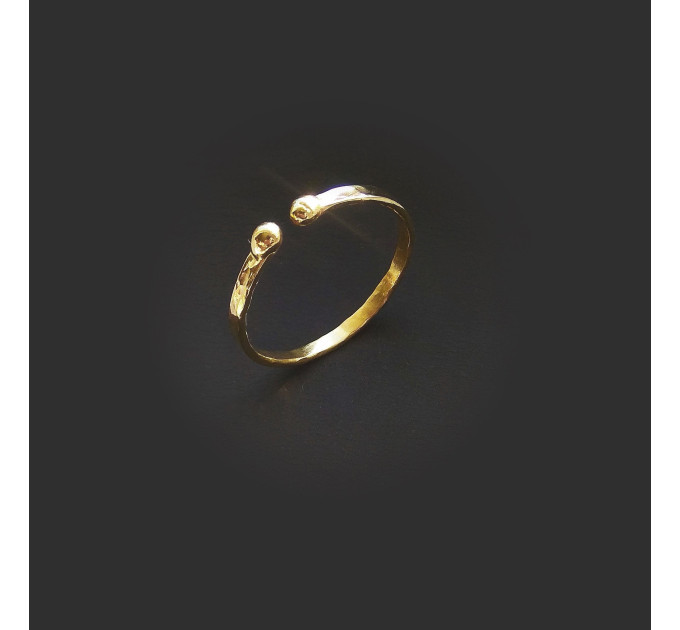  Brass cock ring - Adjustable penis ring - jewelry for mens - hammered ring  Body jewelry  4 