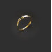  Brass cock ring - Adjustable penis ring - jewelry for mens - hammered ring  Body jewelry  3 