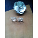 Non piercing nipple jewelry - Silver Nipple Rings Сrown Non Piercing adjustable Nipple Ring
