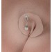 Clitoral Jewellery serling silver Faux piercing  with natural pearl Non Piercing Clit Clip Adult fun sex toys