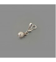 Clitoral Jewellery serling silver Faux piercing  with natural pearl Non Piercing Clit Clip Adult fun sex toys