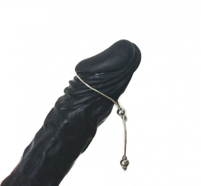  Sterling silver cock ring - Sterling silver penis jewelry   Adjustable penis ring - jewelry for mens  Male body jewelry  4 