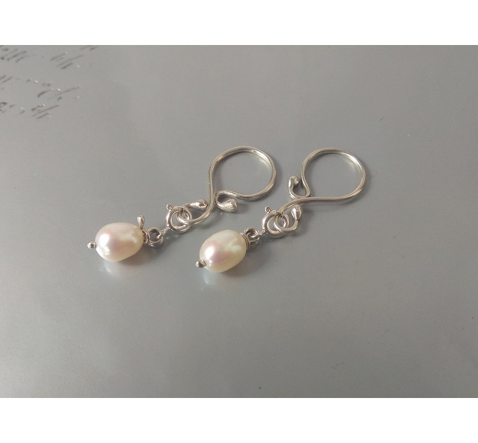 Handmade Nipplerings with White Paerls Nipple rings Non Piercing Nipple Rings with natural pearls