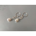 Handmade Nipplerings with White Paerls Nipple rings Non Piercing Nipple Rings with natural pearls