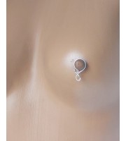 Non piercing nipple rings \ Fake nipple piercing