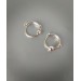  Silver  Nipple rings with silver beads -  Non Piercing  nipple rings  Nipple jewelry  7 
