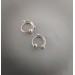  Silver  Nipple rings with silver beads -  Non Piercing  nipple rings  Nipple jewelry  3 