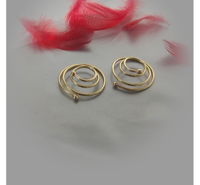 Brass Nipple Rings - Fake Piercing
