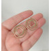 Brass Nipple Rings - Fake Piercing