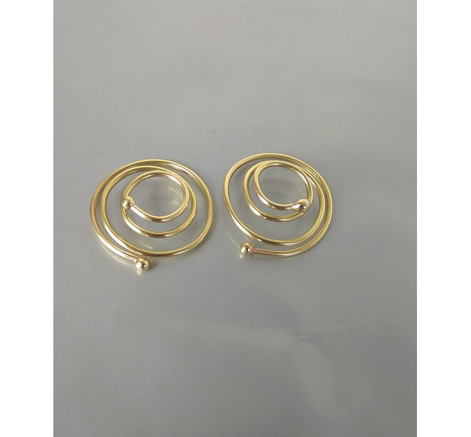 Brass Nipple Rings - Fake Piercing