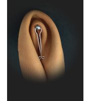 Non piercing Vagina Jewelry  Serling silver wire with real pearl