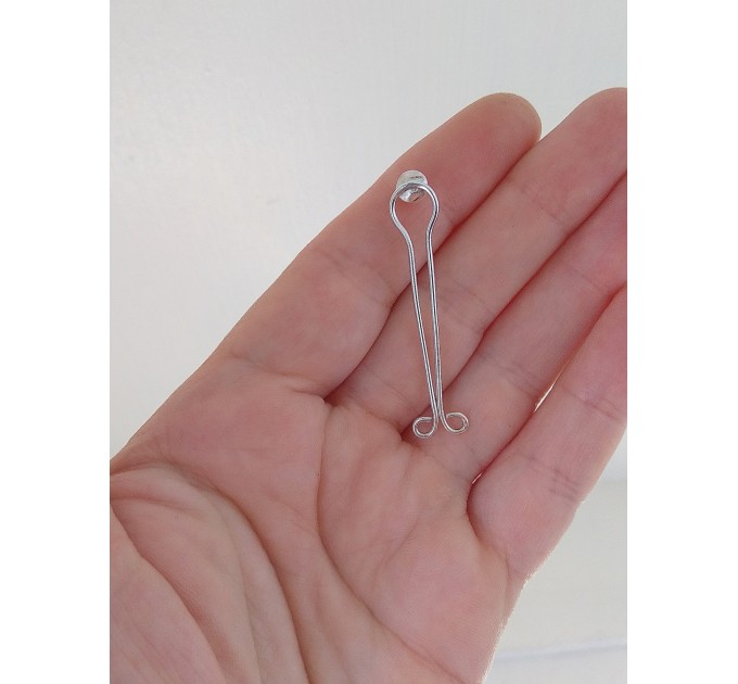 Non piercing Vagina Jewelry  Serling silver wire with real pearl