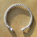  Twisted Silver Adjustable penis ring - Sterling silver cock ring -  jewelry for mens  Male body jewelry  1 