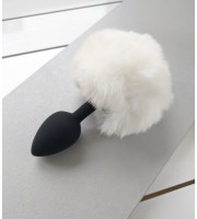 White Bunny Tail Anal Plug \bdsm-gear for women\ Tail Butt Plug\No Vibration Anal Sex Toys for Woman Men Gay