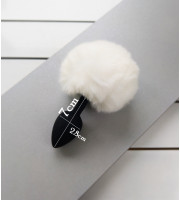 White Bunny Tail Anal Plug \bdsm-gear for women\ Tail Butt Plug\No Vibration Anal Sex Toys for Woman Men Gay