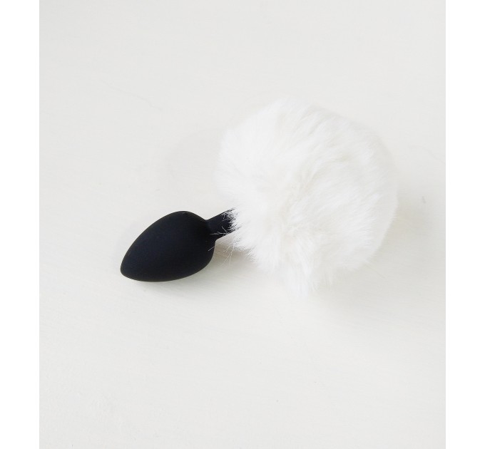 White Bunny Tail Anal Plug \bdsm-gear for women\ Tail Butt Plug\No Vibration Anal Sex Toys for Woman Men Gay
