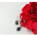 Non Piercing Nipple Rings with freshwater pearls in sterling silver