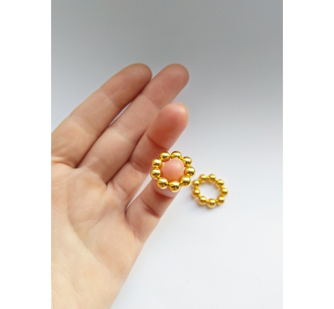 Gold  Magnetic Nipple Rings - Non Piercing adjustable Nipple Ring Fake nipple piercing  nipple jewelry